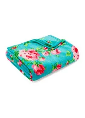 Betsey Johnson Bouquet Day Ultra Soft Plush Blanket