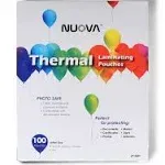 Nuova Premium Thermal Laminating Pouches 9 x 11.5 Inches Letter Size 3 Mil 100-Pack