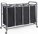 ROMOON 4 Compartment Laundry Sorter