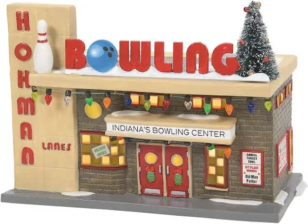 Hohman Lanes Bowling ~ A Christmas Story ~ Dept 56 ~Village 6007724 ~ NEW 2021