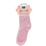 Aloe Infused Socks  Pink 1 Pair By Earth Therapeutics