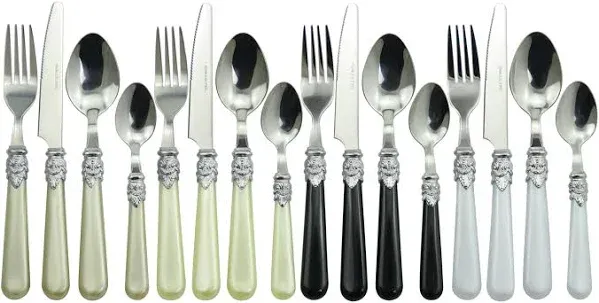 The Original Brink House Glam Mix &amp; Match Stainless Steel Cutlery Set with As...