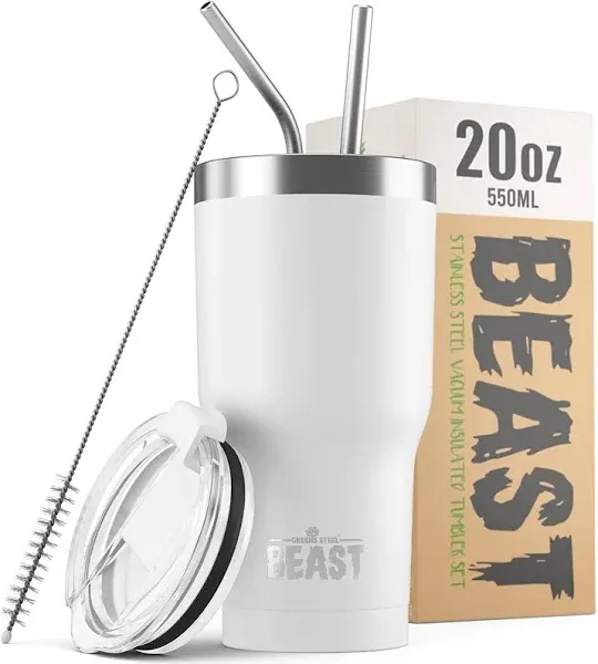 Greens Steel Beast Tumbler Stainless Steel Vacuum Insulated Coffee Ice Cup Double Wall Travel Flask