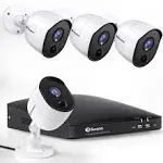 Swann 4-Channel 64gb DVR Security System with 4 1080p Wired Bullet Cameras