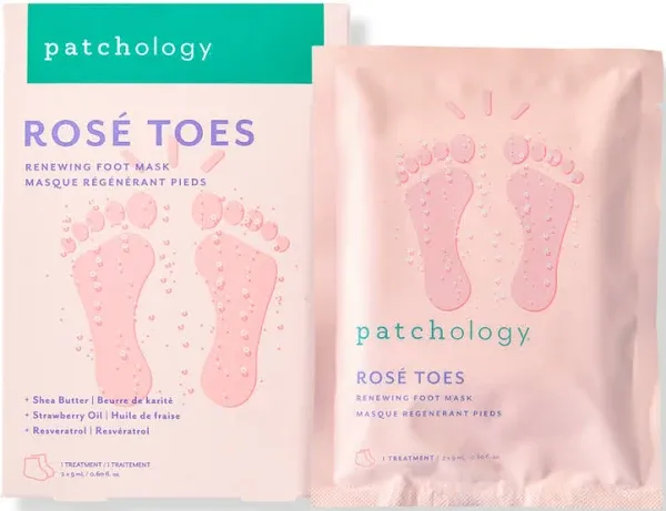 Rosé Toes Renewing Foot Mask