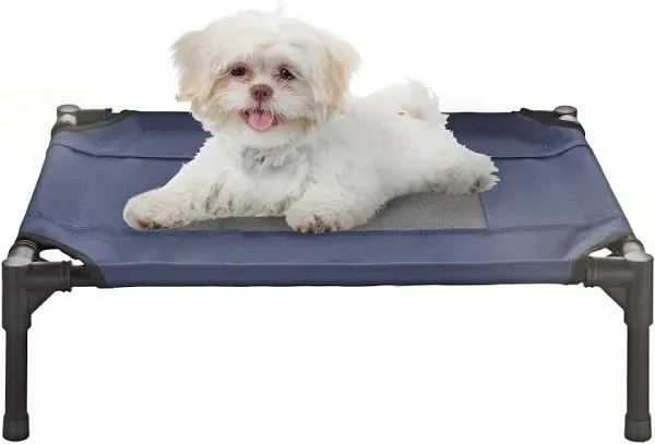 Elevated Dog Bed - 48x35.5-Inch Portable Pet Bed with Non-Slip Feet - Indoor/Out