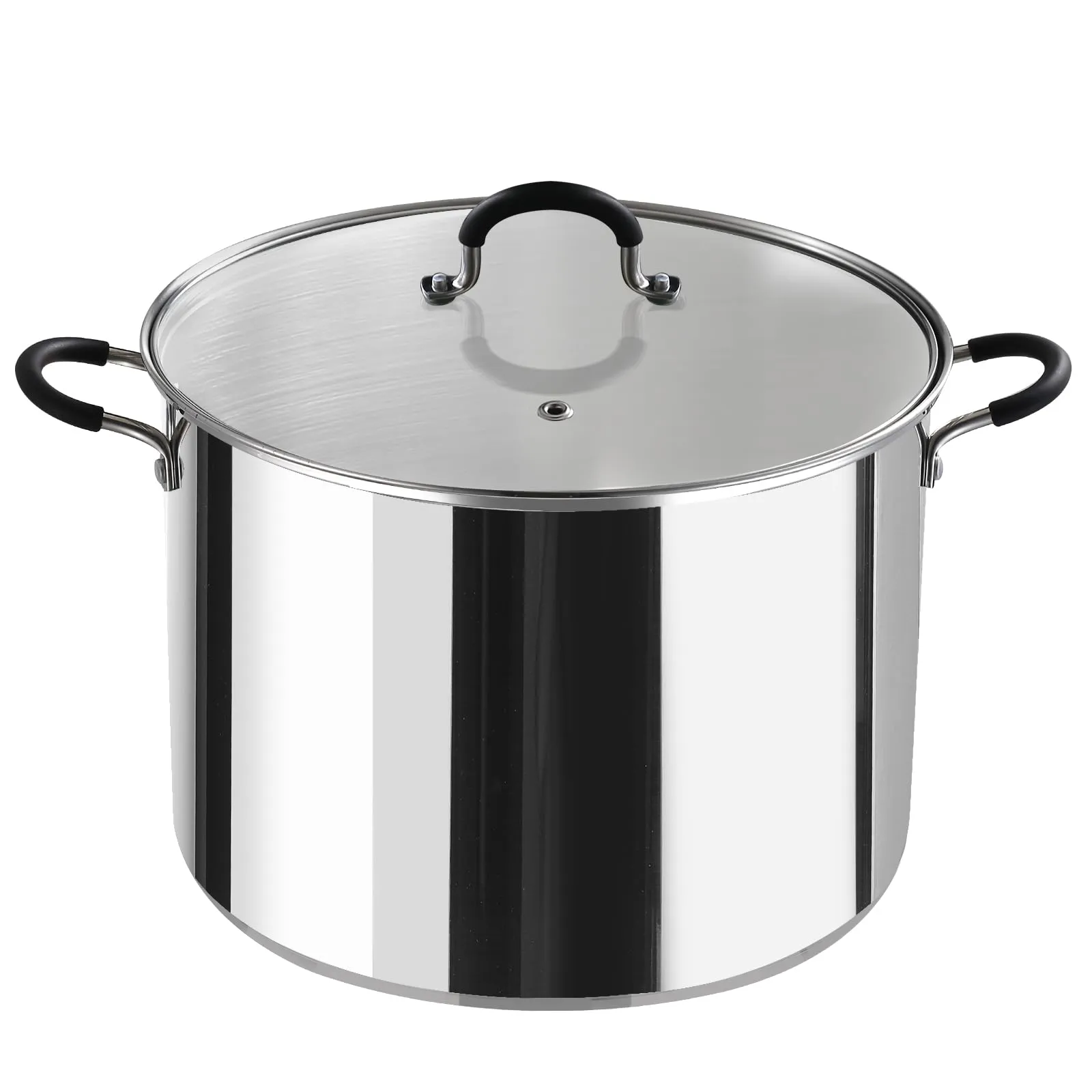 Cook N Home 20 Quart Stainless Steel Stockpot with Lid