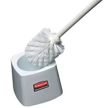 Rubbermaid&#174; Commercial Commercial-Grade Toilet Bowl Brush Holder, White ;