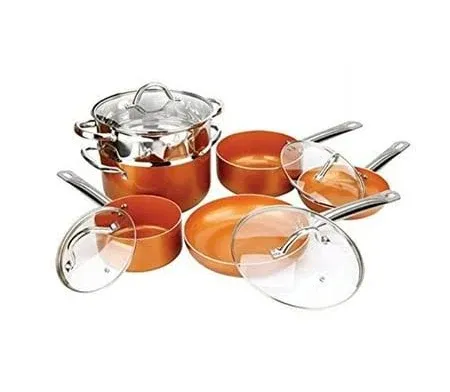 Bourgeat Copper Luxury Cookware Pan Set