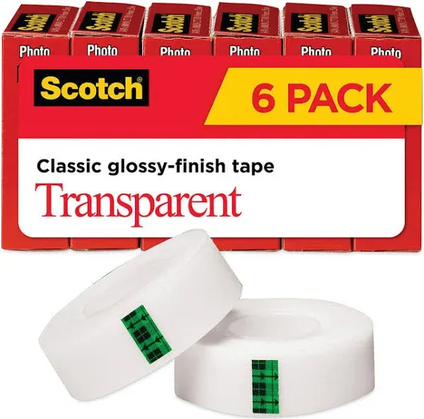 Scotch Transparent Tape 3/4" x