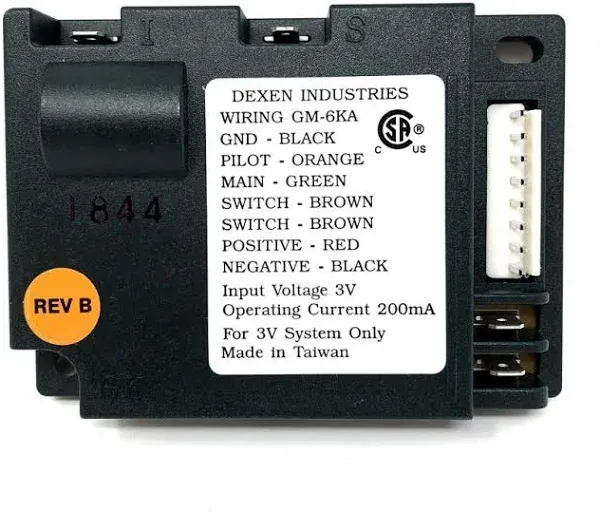 Dexen IPI electronic ignition control module.593-592 3 volt Input