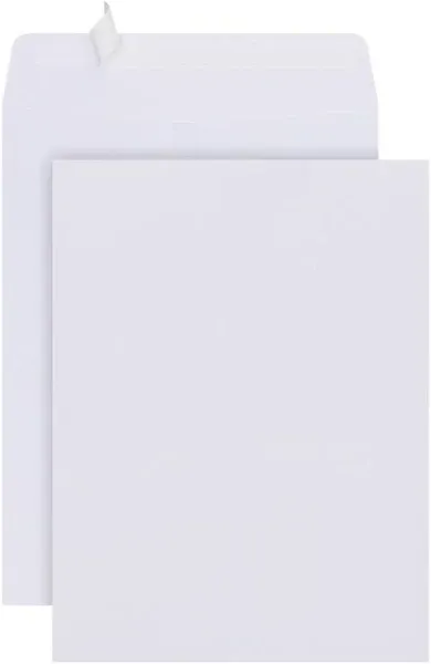 Office Depot 9&#034; x 12&#034; Catalog Envelopes  White Top Load 25 Count