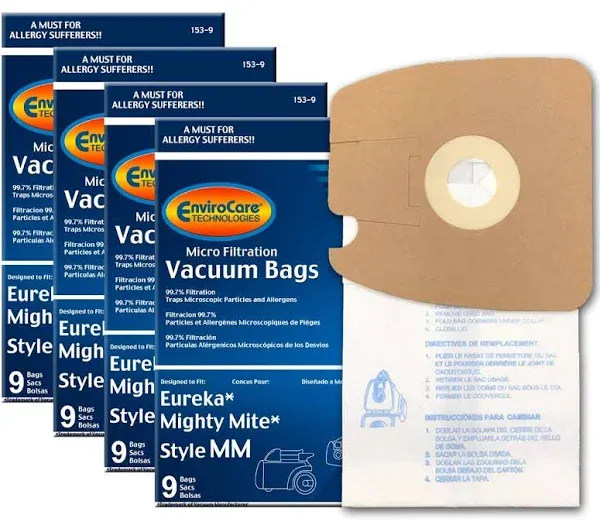 Envirocare 36 Eureka mm Vacuum Bags