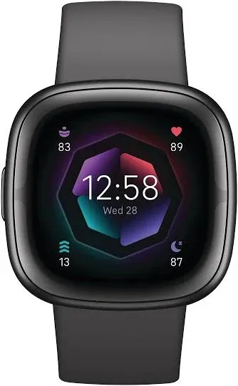 Fitbit Sense 2 Health and Fitness Smartwatch Black FB521BKGB-US