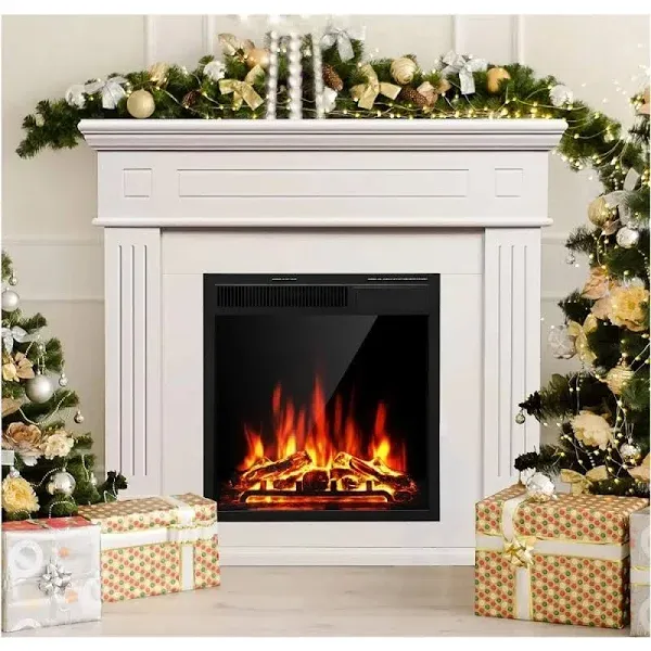 Jamfly Electric Fireplace Mantel Package