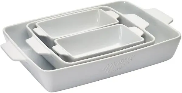 Mason Craft & More 4-Piece Ceramic Bakeware Set