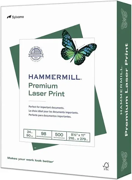 Hammermill PREMIUM LASER PRINT PAPER 98 BRIGHT