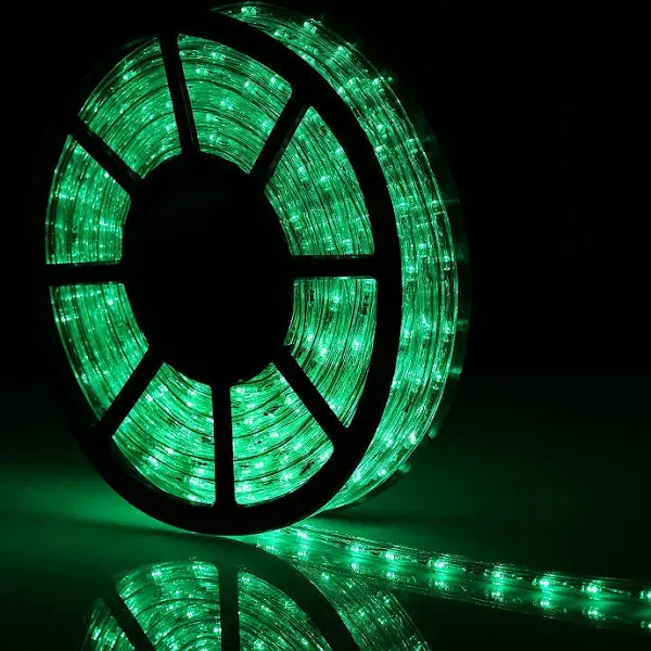 50ft Green LED Rope Lights LED Strip Lights Outdoor WaterproofDeco<wbr/>rative Ligh...