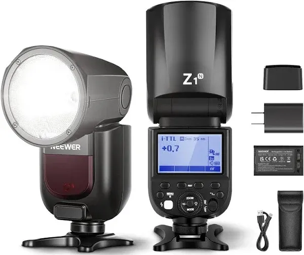 Neewer Z1-S TTL Round Head Flash Speedlite