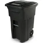 Toter 64 gal. Blackstone Trash Can with Wheels and Attached Lid