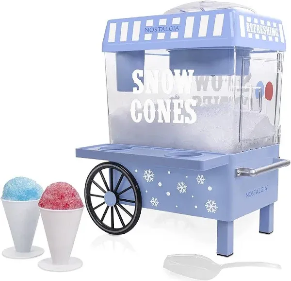 Nostalgia SCM525WH Old Fashioned Snow Cone Maker - White