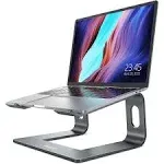 Nulaxy Laptop Stand Ergonomic Aluminum Laptop Computer Stand Detachable Laptop Riser Notebook Holder Stand Compatible with MacBook Air Pro Dell