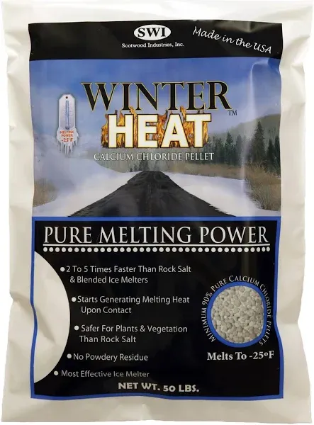 Scotwood Winter Heat Calcium Chloride Ice Melt Pellet