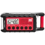 Midland - ER310, Emergency Crank Weather AM/FM Radio - Multiple Power Sources, SOS Emergency Flashlight, Ultrasonic Dog Whistle, & NOAA Weather Scan