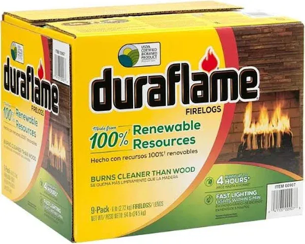 Duraflame Natural Fire Logs 6 Lb 7184N