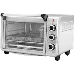 Black & Decker Crisp N' Bake Convection Air Fry Countertop Oven, Silver