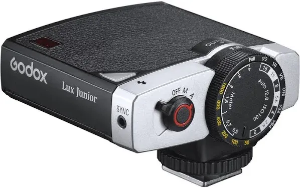 Godox Lux Junior Retro Camera Flash (Black)