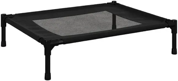 Petmaker Elevated Dog Bed- Black 30x24