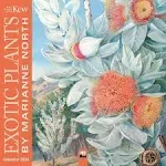 Kew Gardens Exotic Plants by Marianne North Wall Calendar 2025