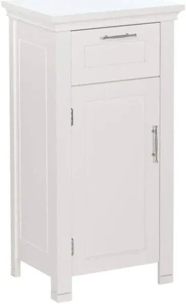 RiverRidge Somerset Single-Door Floor Cabinet White