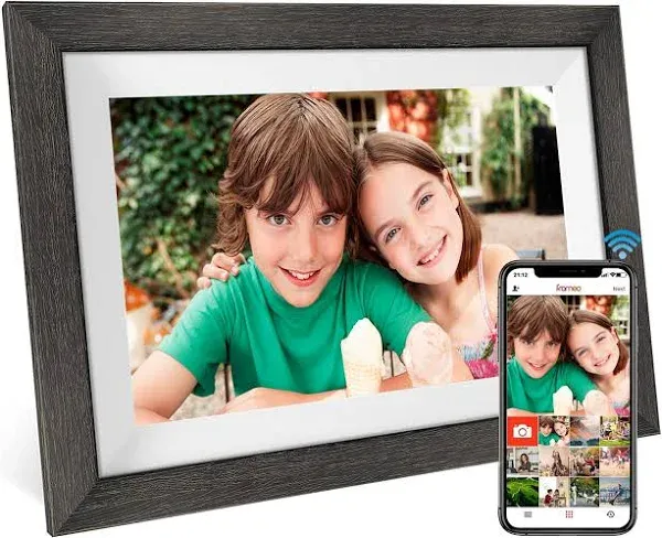 Frameo 10.1 Inch WiFi Digital Picture Frame，1280 * 800IPS HD Cloud Smart Digi...