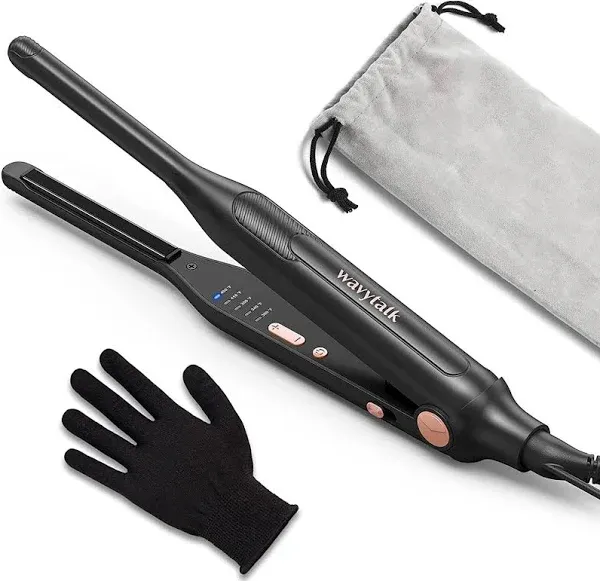 Wavytalk 310 Small Flat Iron Pencil Flat Iron for Short Hair Pixie Cut and B