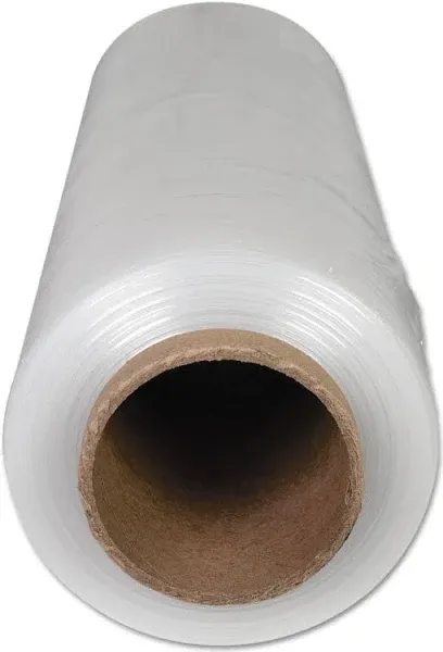 Universal UNV64718 18 in. x 1500 ft. 12 mic 47-Gauge High-Performance Handwrap Film - Clear (4/Carton)