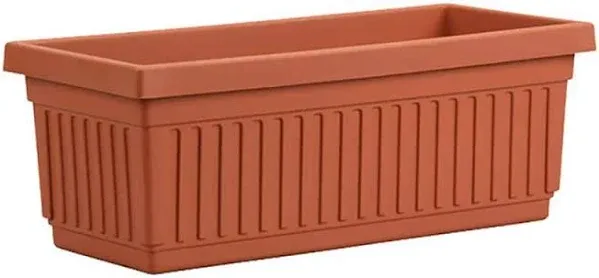 30-Inch Venetian Clay Flower Box