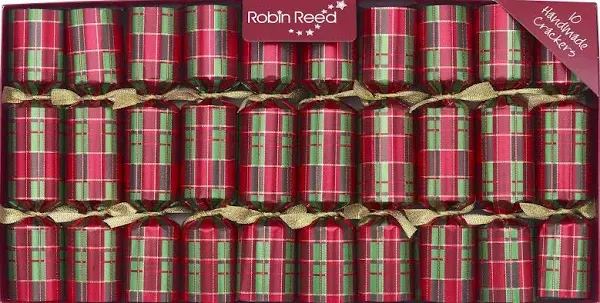 Robin Reed Tartan Crackers Set of 10