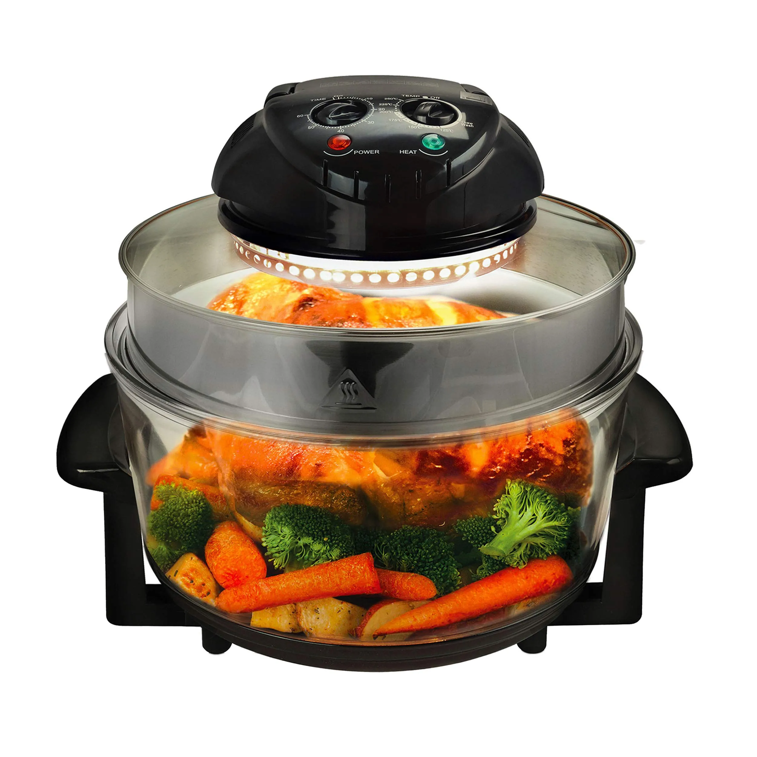 MegaChef Multipurpose Countertop Halogen Oven Air Fryer/Rotisser<wbr/>ie/Roaster in