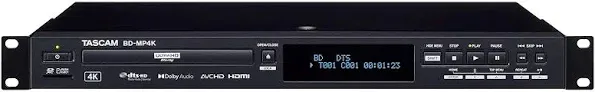 Tascam BD-MP4K Professional-Grade 4K UHD Blu-ray Player