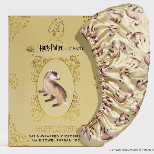 Harry Potter Satin-Wrapped Hair Towel