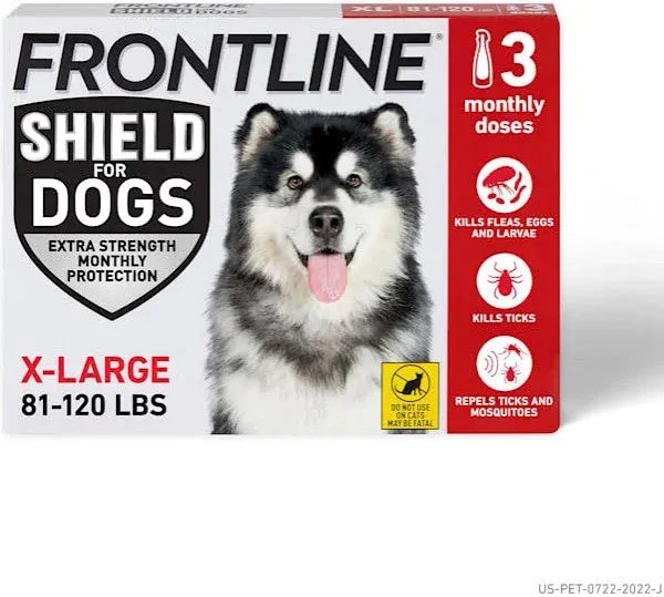 Frontline Shield Flea & Tick Treatment for Dogs X-Large