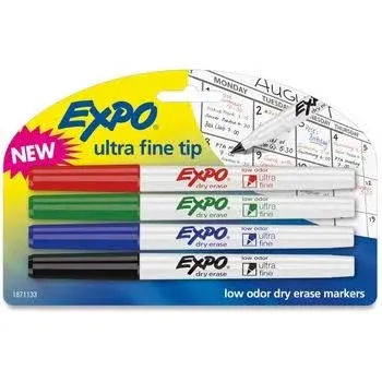 Expo Low Odor Dry Erase Markers Fine Tip