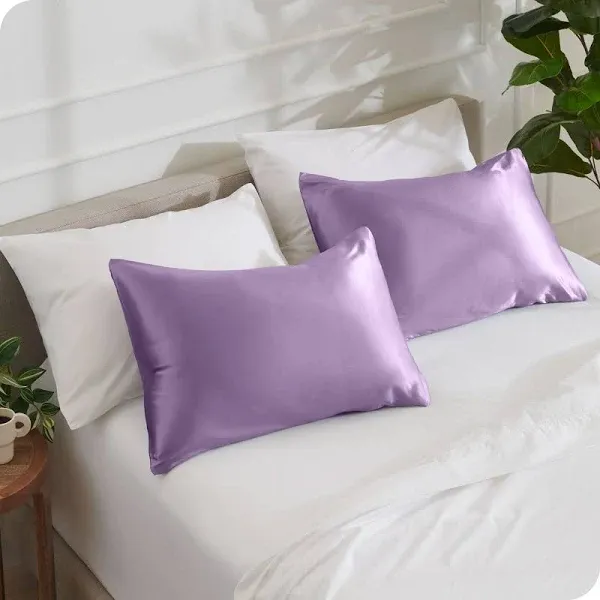 Bare Home Satin Pillowcase Set