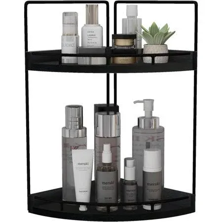 Dorhors 2-Tier Corner Bathroom Counter Organizer