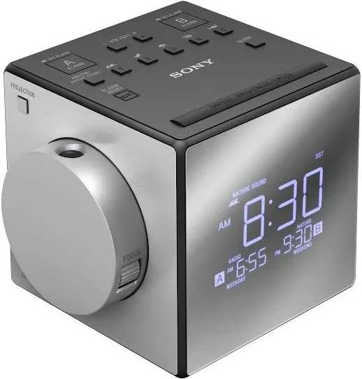 Sony Alarm Clock Radio with Time Projection