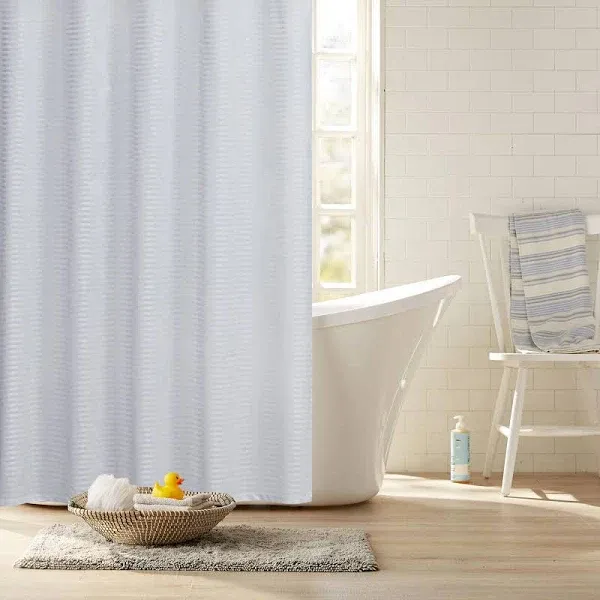 Clorox Bathroom Shower Curtain with Waterproof Lightweight PEVA Liner Set