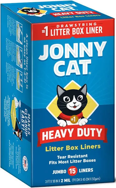 Jonny Cat Litter Box Liners 5 Count