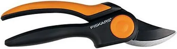 Fiskars Inc Softgrip Bypass Pruner- Black-orange 10.5 Inch.